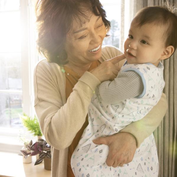 INGENUITY Vak spací bavlněný TOG 2,5 SwaddleMe™ Space 3m+