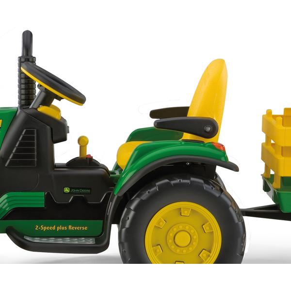 Peg Perego John Deere Ground Force s vlečkou 12V - 330W - AKCE (obrázek 3)