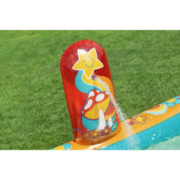 Bestway 53164 Dětské nafukovací herní centrum Retro Groove, 193 x 152 x 74 cm (obrázek 6)