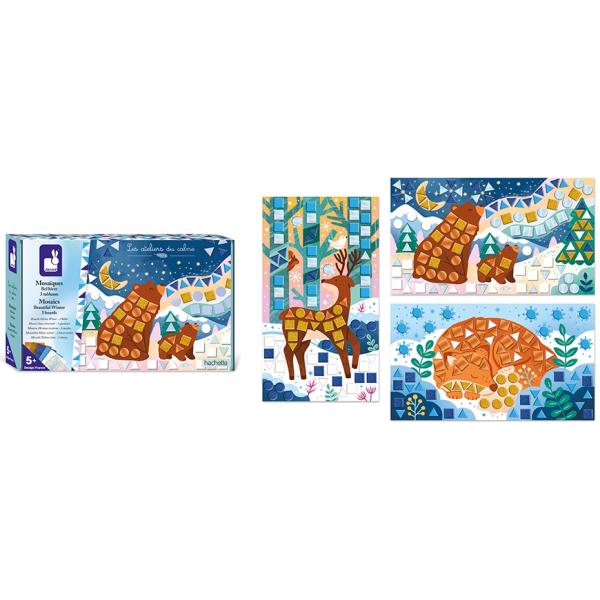 Janod Atelier Kreativní sada Mozaika Kouzelná zima