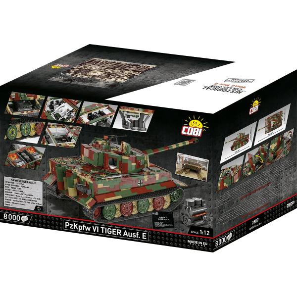 Cobi Panzerkampfwagen VI TIGER pozdní verze 2v1, 1:12, 8000 k, EXKLUZIVNÍ EDICE