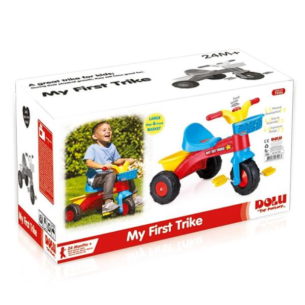 Dolů Moje první tříkolka