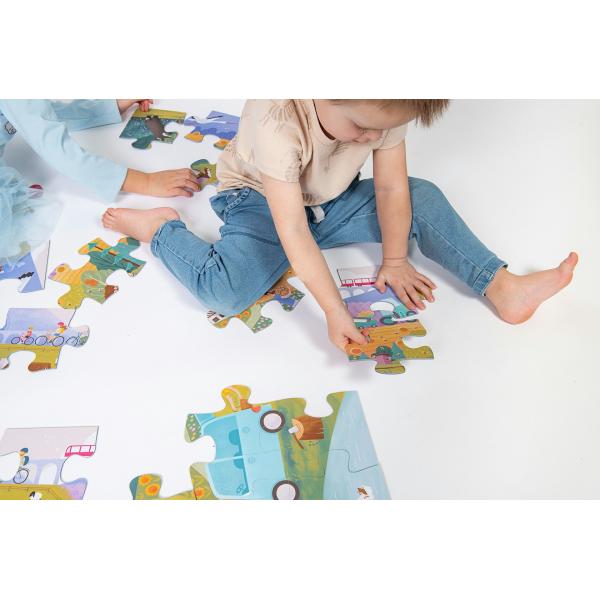 KukiKuk 80052 Velké puzzle Na výletě