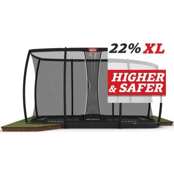 BERG Ultim Champion FlatGround 410 Grey+ Safety Net DLX XL