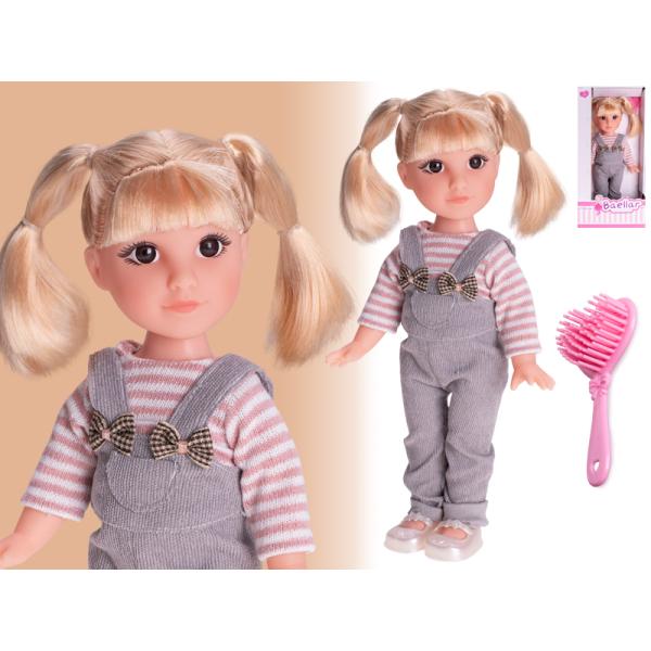 Módní panenka 30 cm tvrdé tělo