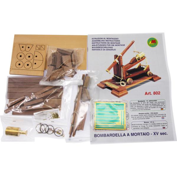 Mantua Model Bombarda 15. století 1:17 kit (obrázek 5)