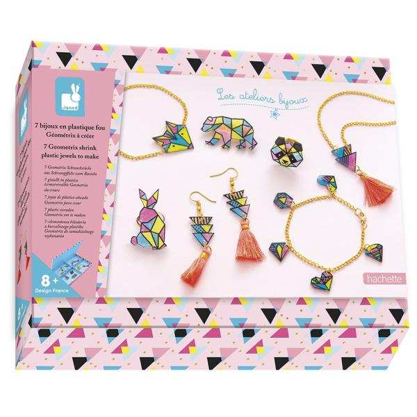 Janod Atelier Sada Výroba šperkov Geometrix 7 ks od 8 rokov