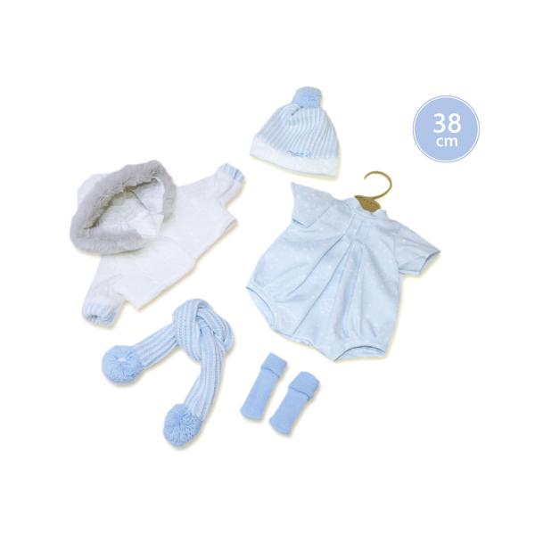 Llorens 385S SASHA – realistická panenka se zvuky a měkkým látkovým tělem – 38 cm