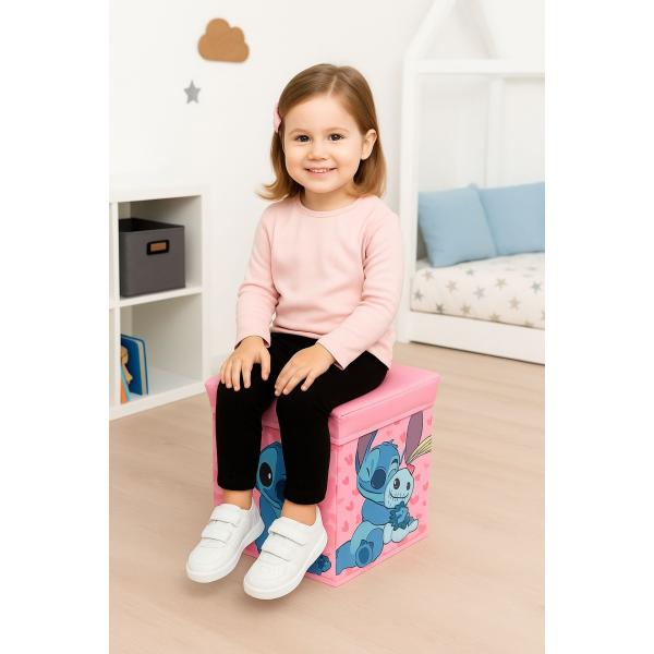 Cozy Noxxiez SB602 Stitch - úložný box a taburetka pro dívky (obrázek 3)