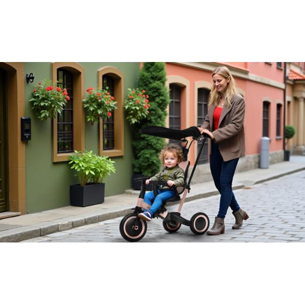 Trojkolka Pro 6v1, Coral Pink (obrázek 9)