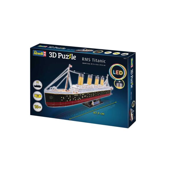 3D Puzzle REVELL 00154 – RMS Titanic (LED Edition)