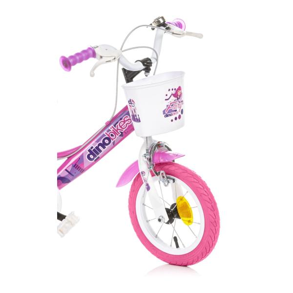 Dino Bikes – Dětské kolo 12″ 124RSN-09FY Fairy – růžový