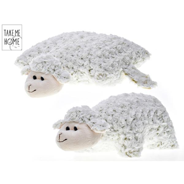 Take Me Home ovečka plyšová ležiaca/vankúšik 38x35cm