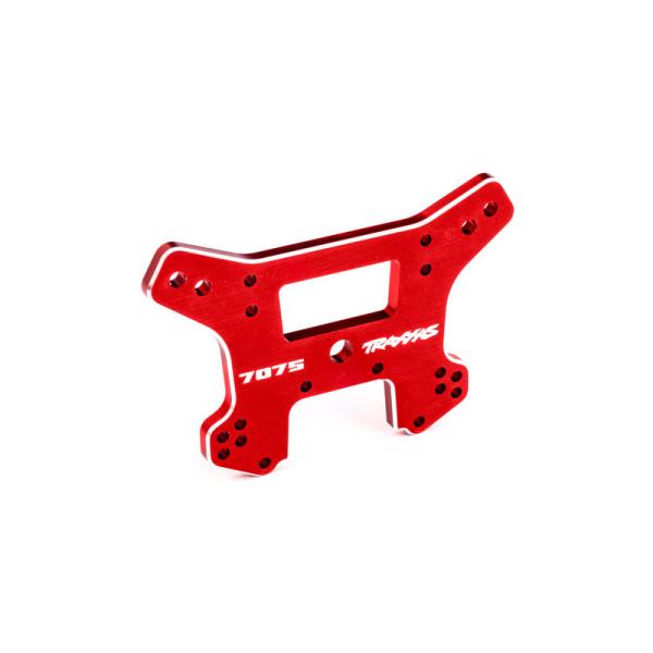 Traxxas veža tlmičov zadná hliníková červeno eloxovaná (pre Sledge)