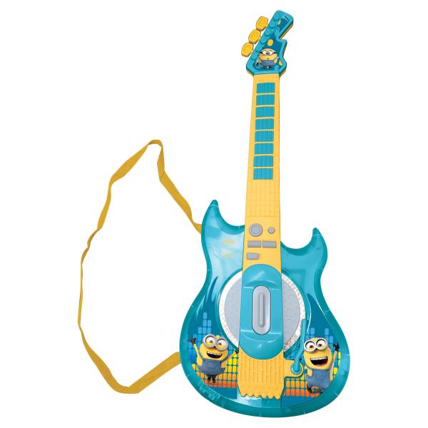 Elektronická gitara s okuliarmi Mimoni