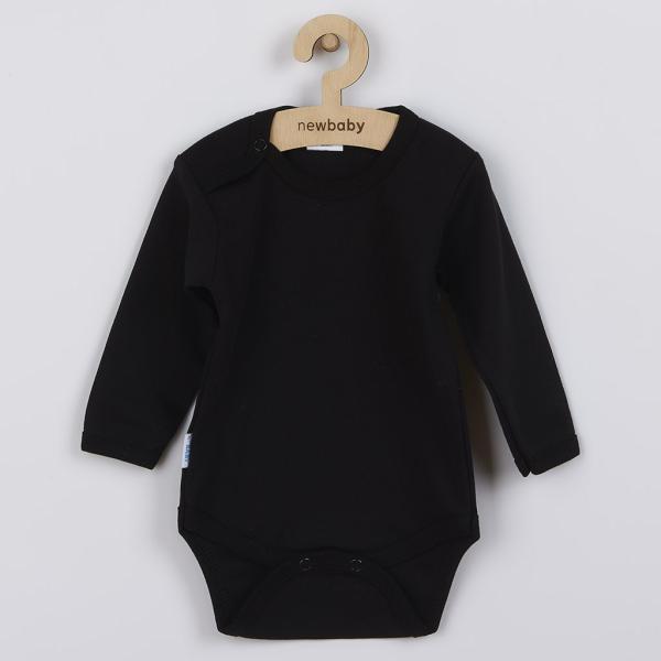 Body dlouhý rukáv New Baby - černé 86 (12-18m)