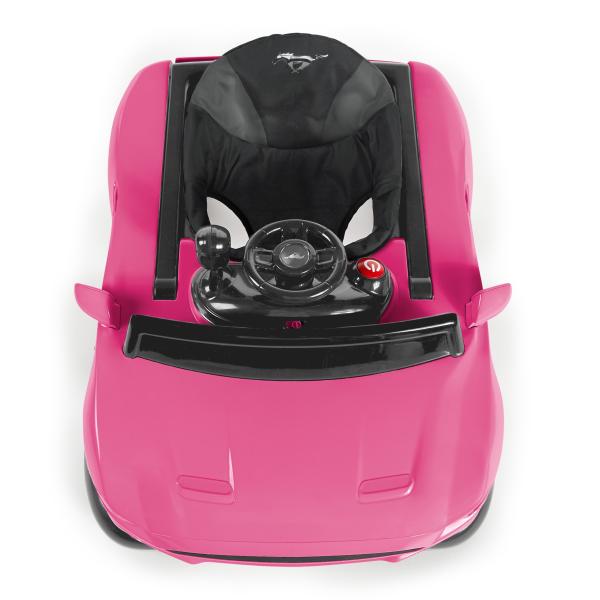 Chodítko 3v1 Ford Mustang Pink 6m +, do 11kg (obrázek 3)