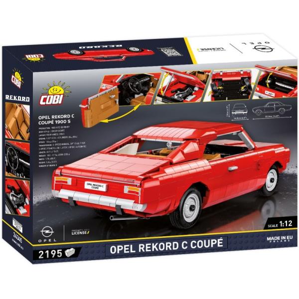 Cobi Opel Record C coupe, 1:12, 2200 k