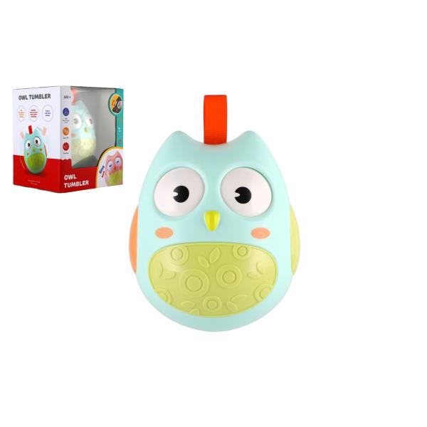 Roly Poly sova plast 11cm so zvukom