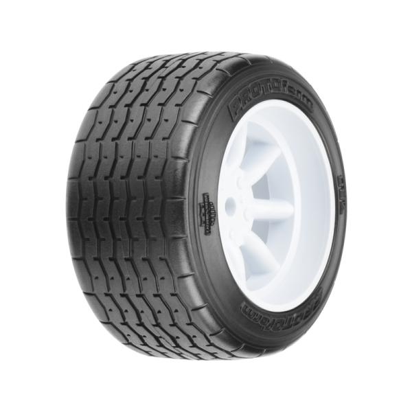 PROTOform koleso 1:10, pneu VTA, disk biely 31mm (2)