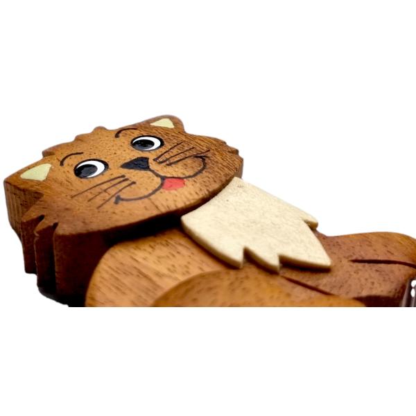 2Kids Toys Dřevěná magnetka velká Kočka (obrázek 4)
