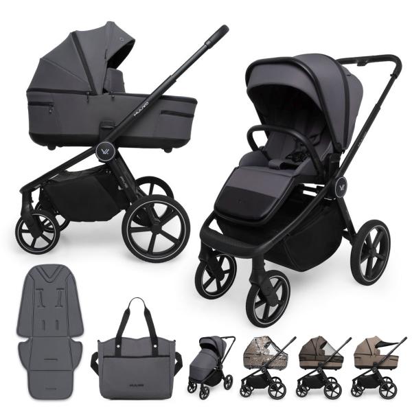 Muuvo Kočík kombinovaný Five 2v1 Iron Graphite