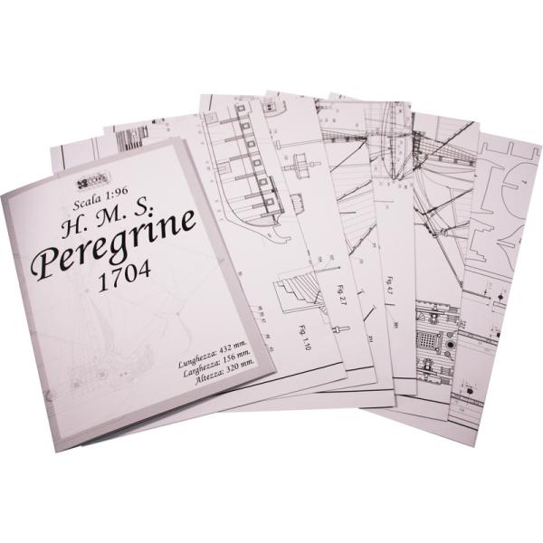 COREL H.M.S. Peregrine 1749 1:96 kit (obrázek 10)