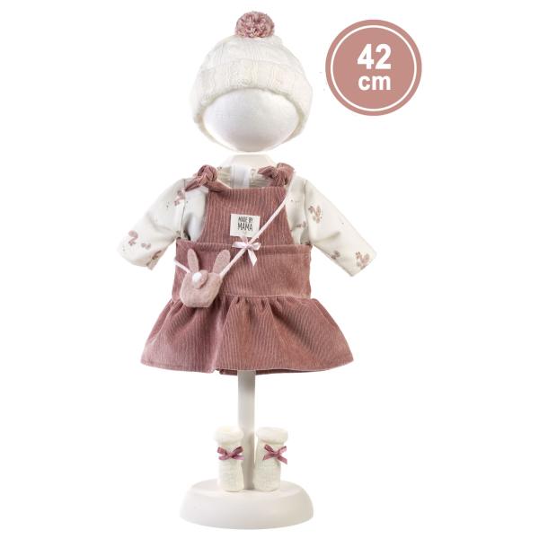 Llorens 424J JULIA - realistická panenka se zvuky a měkkým látkovým tělem - 42 cm (obrázek 5)