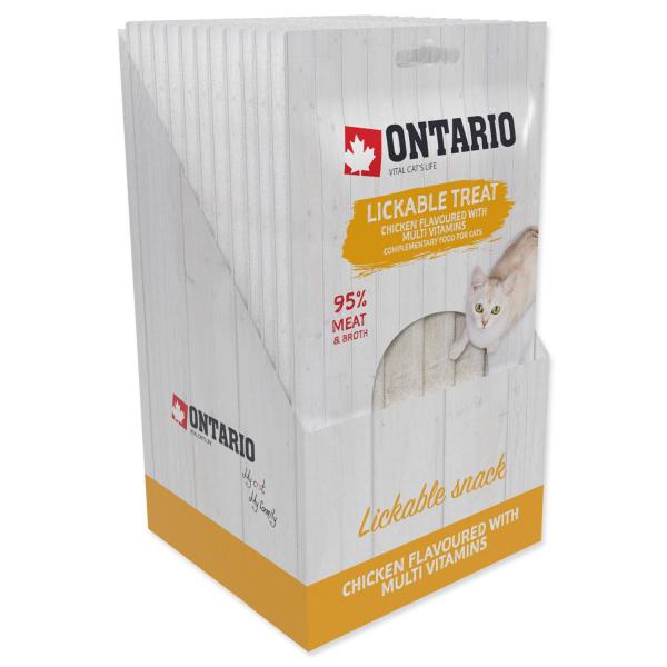Ontario pochoutka lízací kuřecí s multivitamínem 5x14g (obrázek 6)
