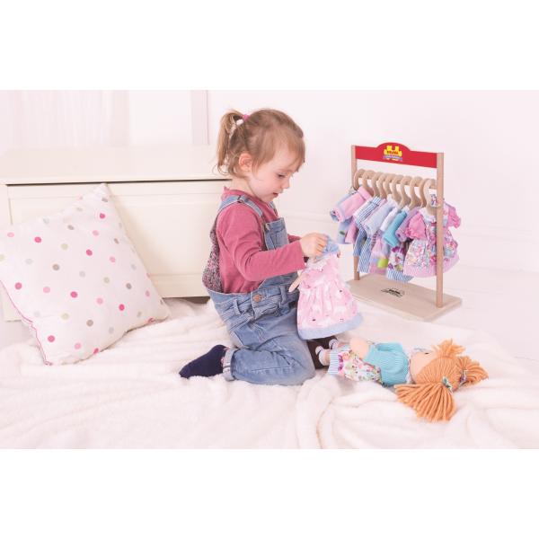 Bigjigs Toys Látková panenka Molly 38 cm (obrázek 4)