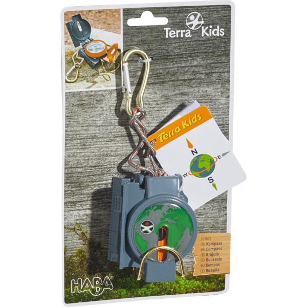 Haba Terra Kids Dětský kompas s karabinkou (obrázek 3)