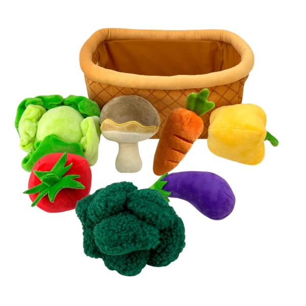 Kouzelná miminko Zelenina v košíku – plyšová hračka