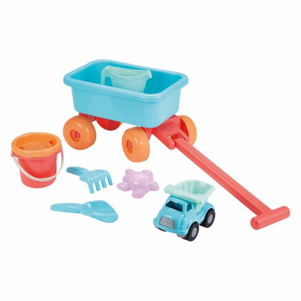 Ecoiffier Vozík s kanvičkou a setom do piesku