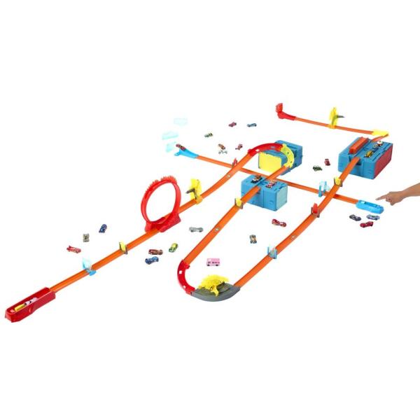 Mattel Hot Wheels Track builder ohnivá dráha