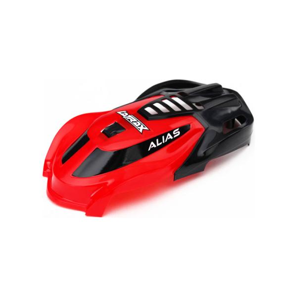 Traxxas kabína červená, skrutka 1.6x5 (3): LaTrax Alias