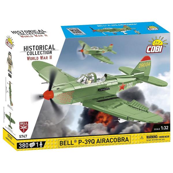 Cobi II WW Bell P-39 D Aircobra Sovět, 1:32, 380 k, 1 f