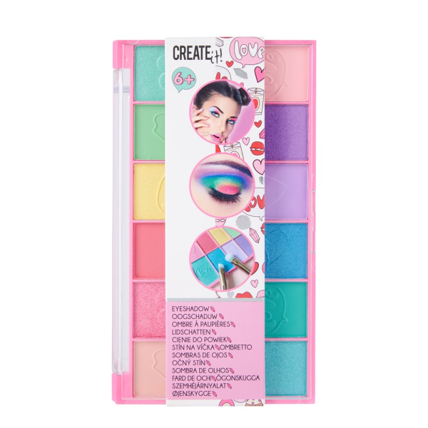 Paletka očných  tieňov Pink 12 odtieňov