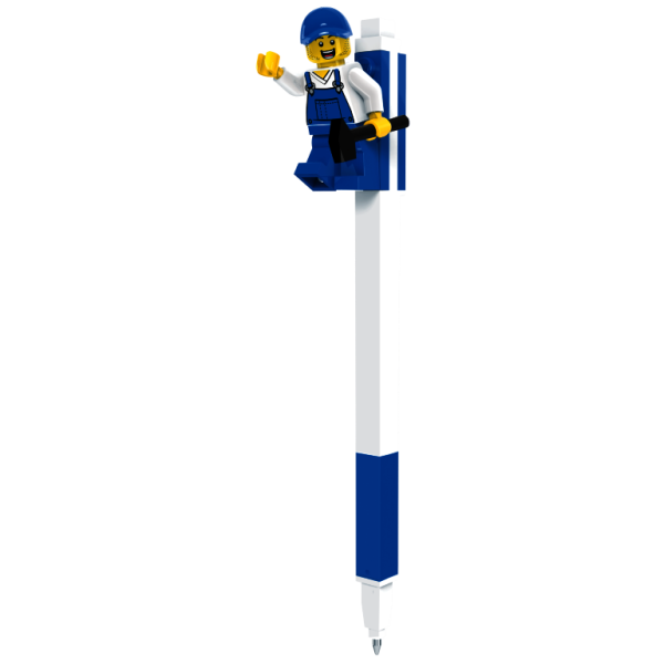 LEGO Gélové pero s minifigúrkou, modré