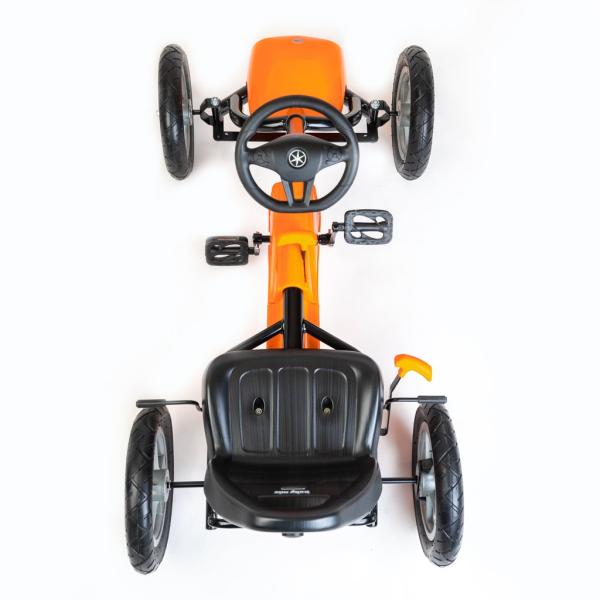 Dětská šlapací motokára Go-kart Baby Mix Buggy bílá (obrázek 4)