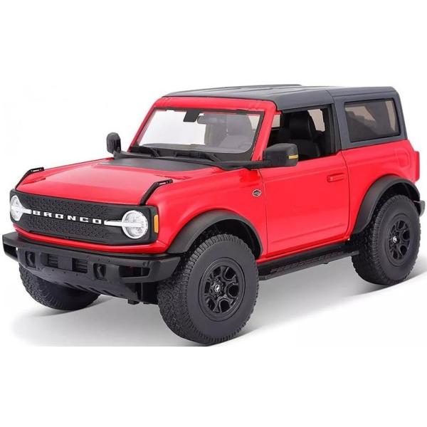 Maisto - 2021 Ford Bronco Wildtrak, červený, 1:18