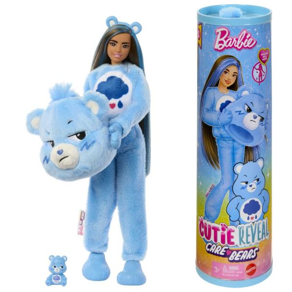 Barbie Cutie Reveal bambola e orsetti del cuore - blu