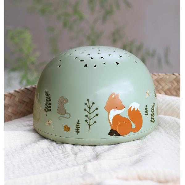 A Little Lovely Company - lampa s projektorem - kamarádi z lesa (obrázek 4)