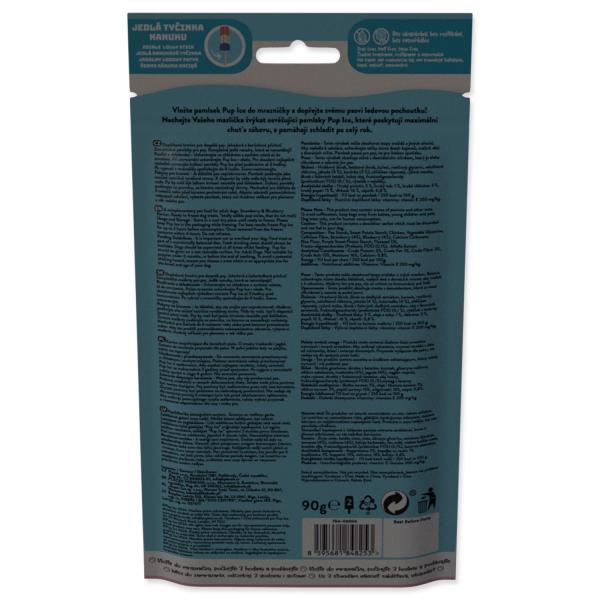 Pochoutka Pup Ice chlazená se jahodou a borůvkou 2ks 90g