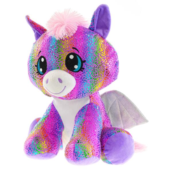 Pegas plyšový barevný 24cm sedící