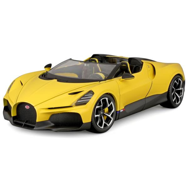 Bburago 1:18 TOP - Bugatti Mistral - Žlutá (obrázek 4)