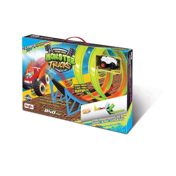 Maisto - Cyber Racers set, Micro Monster spin and smash (obrázek 3)