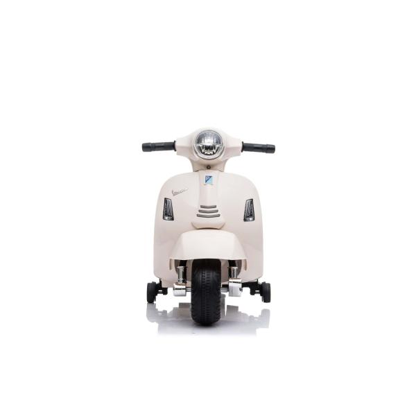 Elektrická motorka Vespa GTS, bílá, s pomocnými koly, Licencované, 6V Baterie, 30 (obrázek 5)