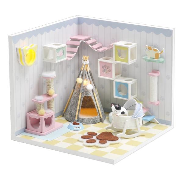Miniatúra domčeka Domov mačičky Mňau
