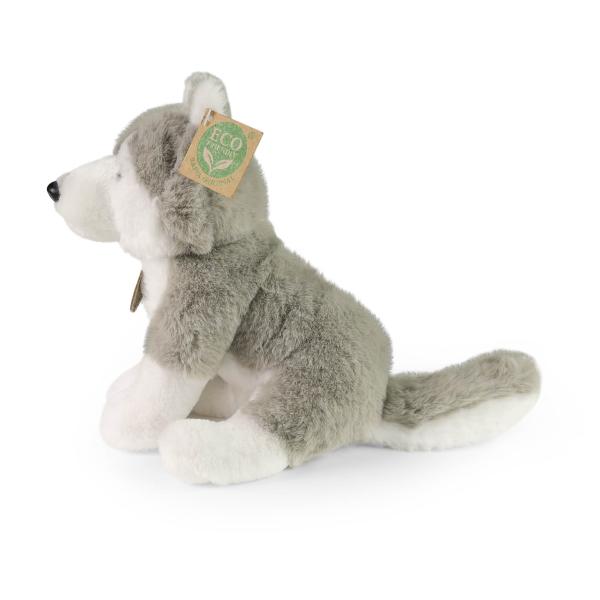 Plyšový pes husky sedící 23 cm SOFT COLLECTION (obrázek 3)