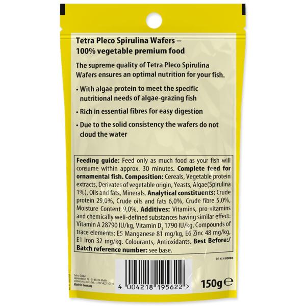 Krmivo Tetra Pleco Spirulina Wafers sáček 15g (obrázek 3)